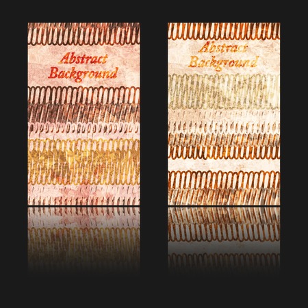 Set banner abstract illustrationのイラスト素材