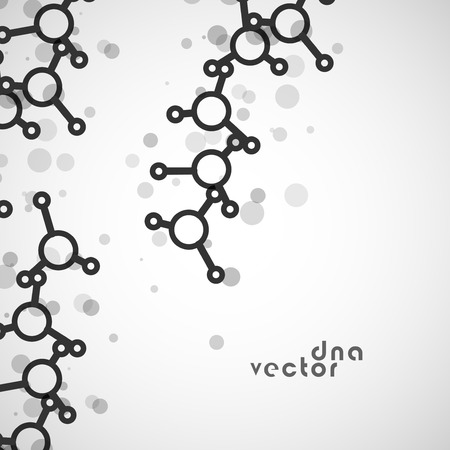 Molecule background illustration - digital composition.のイラスト素材