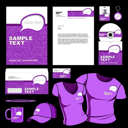 Template for Business artworks のイラスト素材