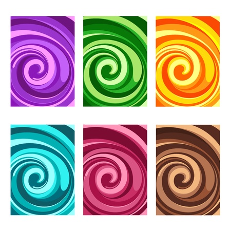 Swirl background のイラスト素材