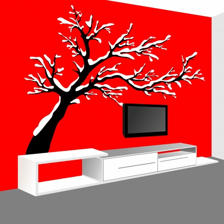 Tree silhouettes のイラスト素材