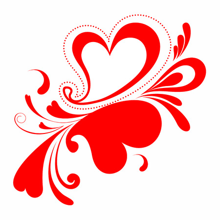 Valentine heart のイラスト素材