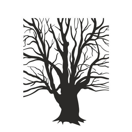 Tree silhouetteのイラスト素材