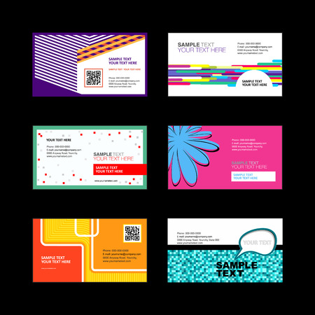 Business Card set のイラスト素材