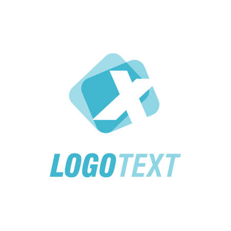 Vector Letter X Logo Icon Design Template Elements.のイラスト素材