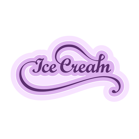 Vector Ice Cream Logo Icon Design Template Elements.のイラスト素材