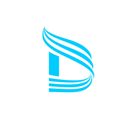 Vector Letter D Logo Icon Design Template Elements.のイラスト素材