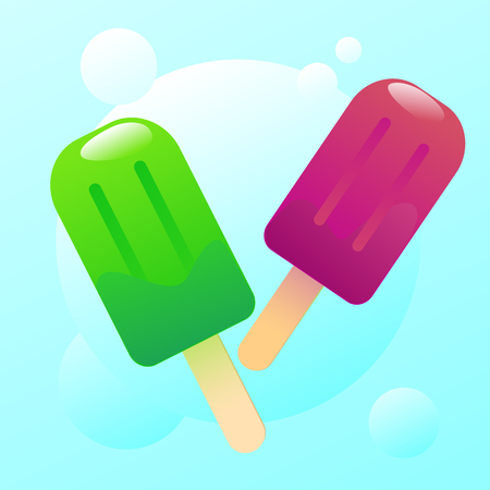 ice cream vector illustrationのイラスト素材