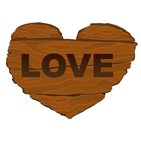 Wooden sign vector illustration for web and game designのイラスト素材