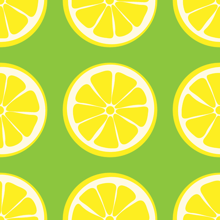lemon seamless pattern vector illustrationのイラスト素材