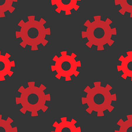 Gear seamless pattern vector illustrationのイラスト素材