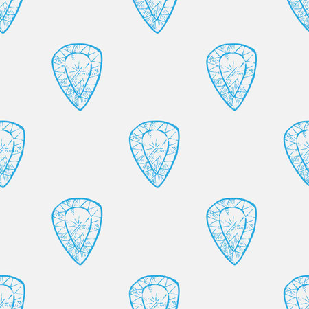 Gemstone vector seamless pattern for print or web designのイラスト素材