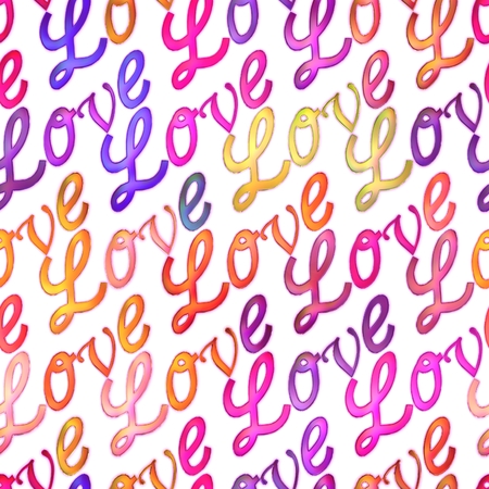 Seamless colorful love texture,の写真素材