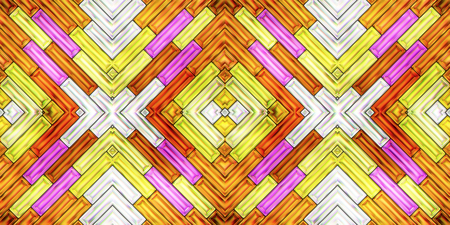 Seamless texture of abstract shiny colorful crystal 3D illustration