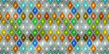 colorful abstraction truly seamless texture  graphic square 3D illustrationの写真素材