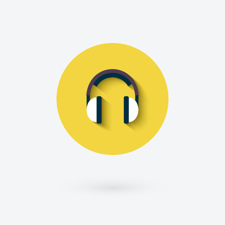 Vector Headphones Iconのイラスト素材