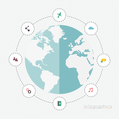Abstract digital illustration Infographic. Vector illustration can be used for workflow layout, diagram, number options, web design.のイラスト素材