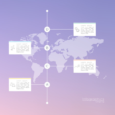 Abstract digital illustration Infographic. Vector illustration can be used for workflow layout, diagram, number options, web design.のイラスト素材