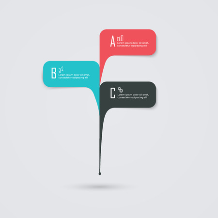 Minimal infographics design.のイラスト素材