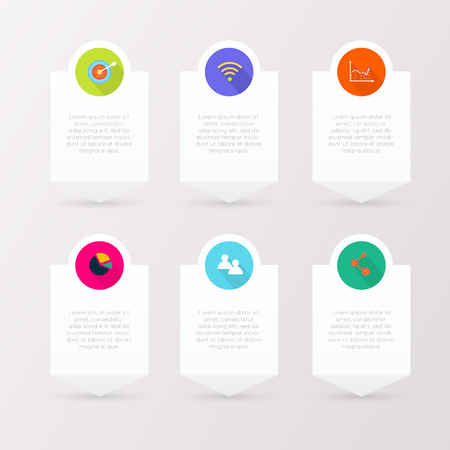 Abstract digital illustration Infographic. Vector illustration can be used for workflow layout, diagram, number options, web design.のイラスト素材
