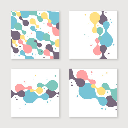 Cards collection for valentines day, birthday, save the date invitation.のイラスト素材
