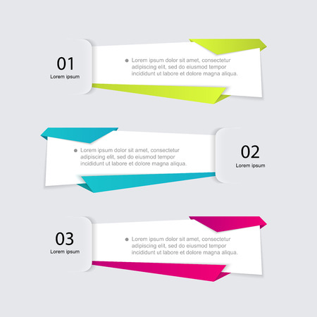 Vector colorful info graphics for your business presentations. Can be used for info graphics, graphic or website layout vector, numbered banners, diagram, horizontal cutout lines, web design.