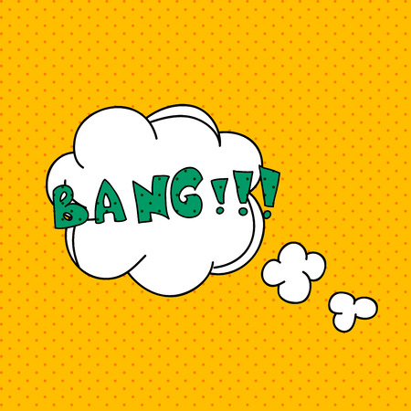 Comics pop art style blank layout template with clouds beams. Concept vector for web and mobile applications.のイラスト素材