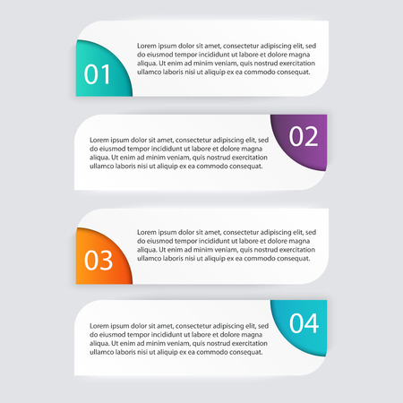 Vector colorful info graphics for your business presentations.のイラスト素材