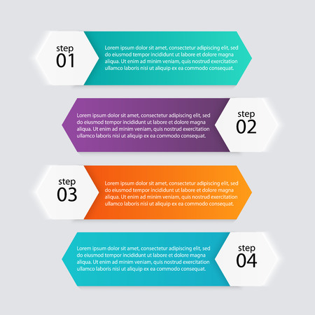Vector colorful info graphics for your business presentations.のイラスト素材