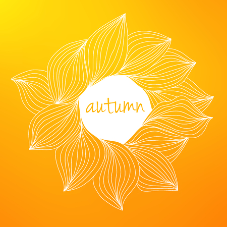 Abstract wavy hand-drawn object. Circle background. Template for design and decoration.のイラスト素材