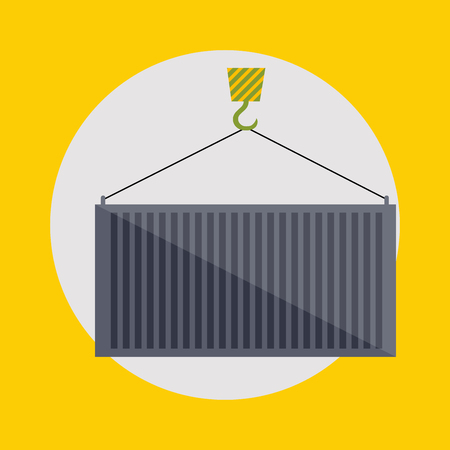 Warehouse icons logistic blank and transportation, storage vector illustration.のイラスト素材