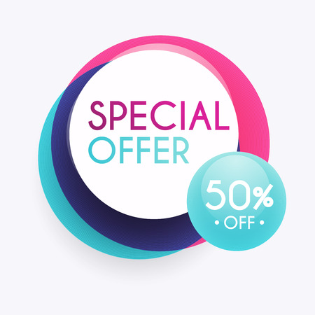 Sale banner design, discounts  and special offer. Shopping background for business promotion. Vector illustration.のイラスト素材