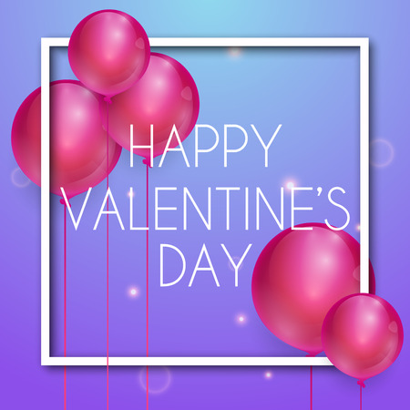 Happy valentines day vector greetings card design.のイラスト素材