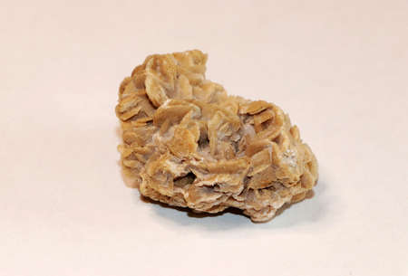 ypsum rose stone. From a personal collection.の写真素材