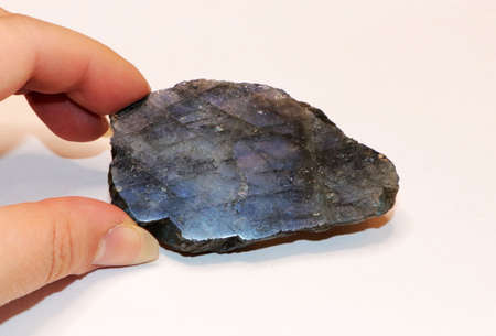 Russia - February 2021: Labrador stone. From a personal collection.のeditorial素材
