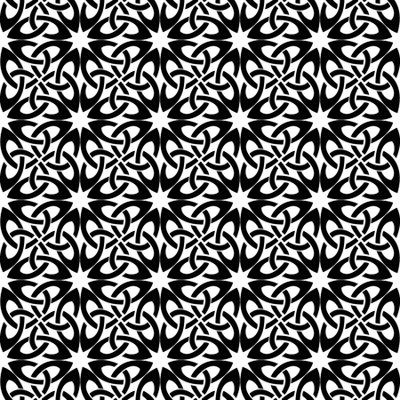 Square pattern in black and white.のイラスト素材