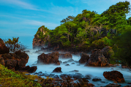 Beautiful seascape in the morning, Phuket, Thailand