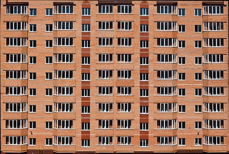 Modern apartment blockの写真素材