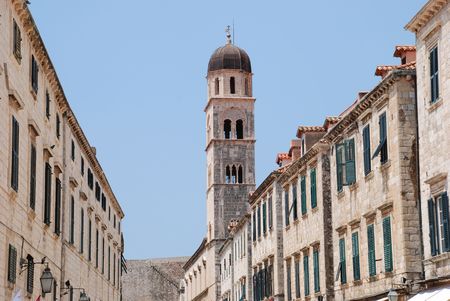 Main street in Dubrovnik, Croatiaの写真素材