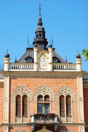 Palace of bishop. Serbia, Novi Sadのeditorial素材