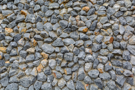 The stone that arrange on the wall.
