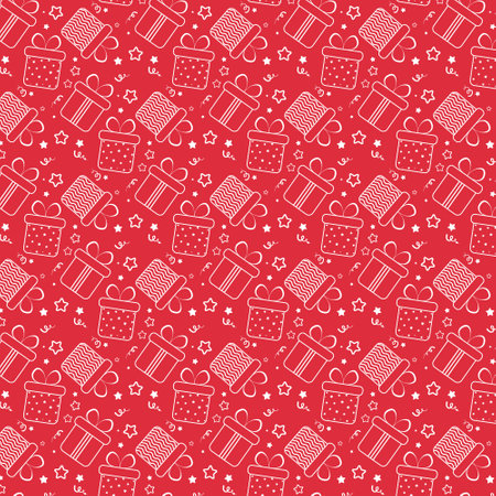 christmas patternのイラスト素材