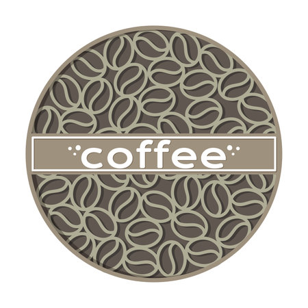 coffee logoのイラスト素材