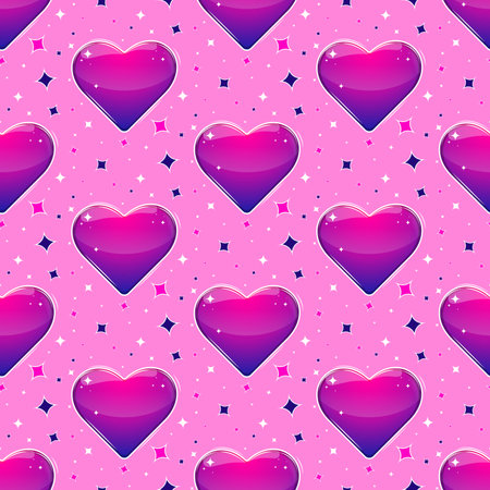 The heart patternのイラスト素材