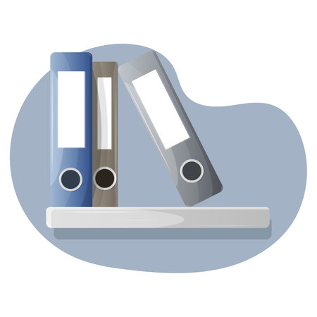 office folders vectorのイラスト素材