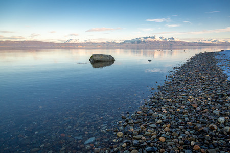 Beautiful scene in the lakes of Ushuaia, Argentina, Patagonia