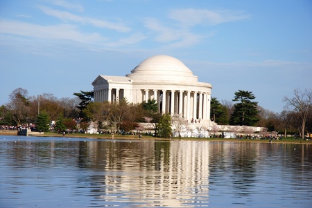 Jefferson Memorial in Washington DC, USA の写真素材