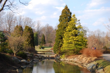 Brookeside Garden in Maryland , USA の写真素材