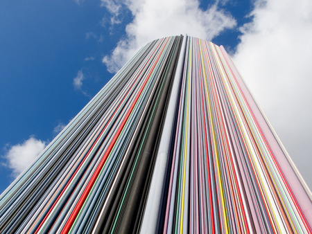 La Defense sculpture by Raymond Moretti 8106, Paris, France, 2012のeditorial素材