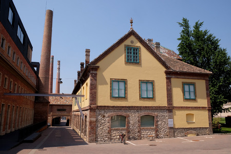 PECS, HUNGARY - JULY 2015: New Zsolnay Design and Exhibition Center in Pecs Hungary.のeditorial素材